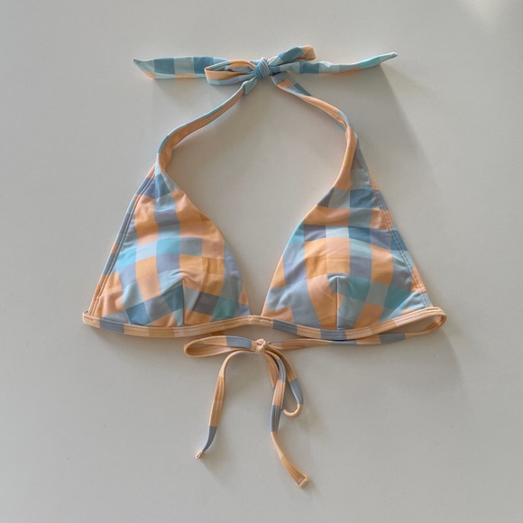 Cupshe Other - Cupshe Bikini Top Tie Back Halter